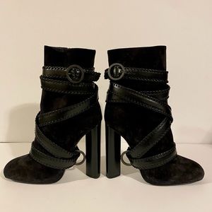 Tom Ford Suede leather wrap boots  *never worn*